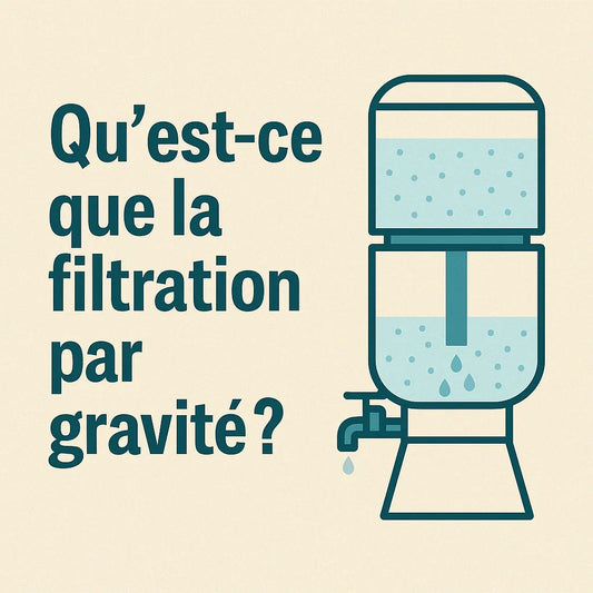 La filtration par gravité - C'est quoi ? - Fontaine backes