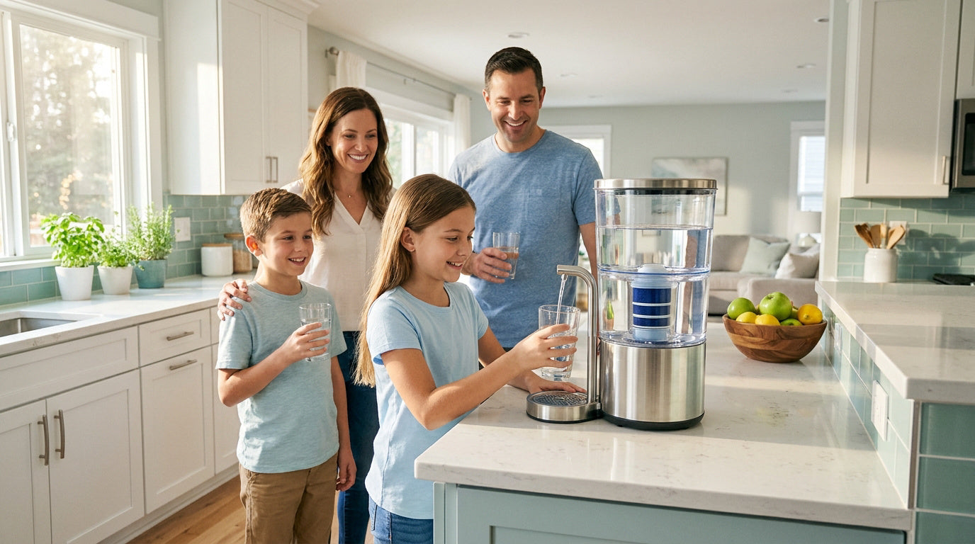 Quelle fontaine filtrante choisir pour une famille ? Image