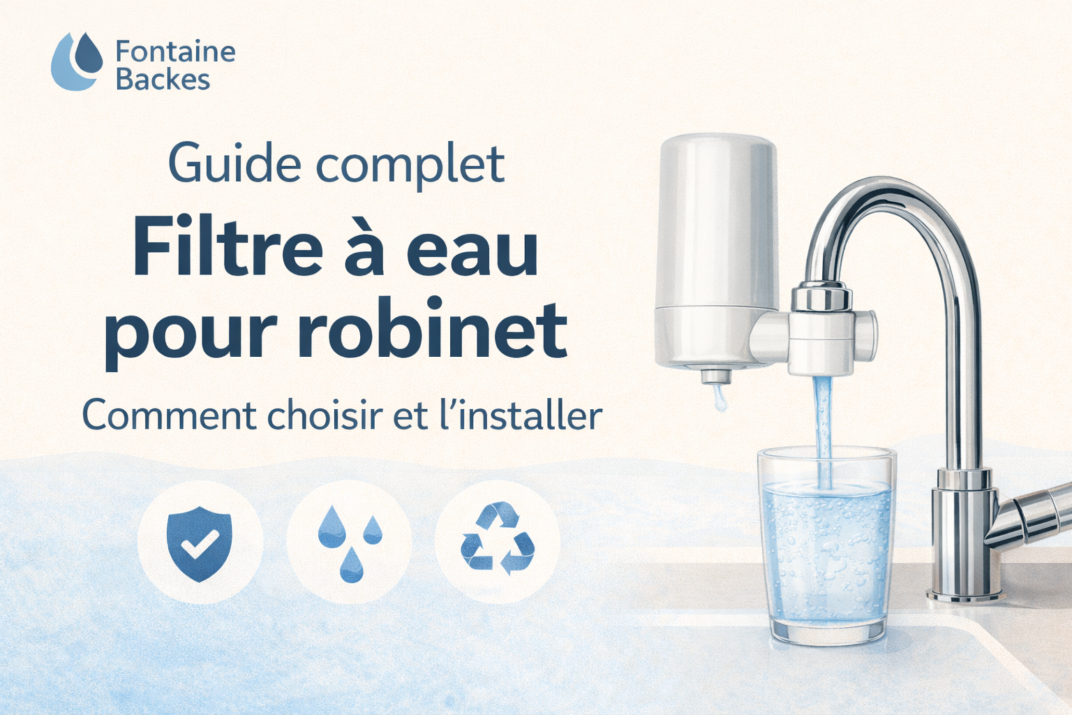 Guide complet : Filtre à eau pour robinet - Comment choisir et l'installer Image