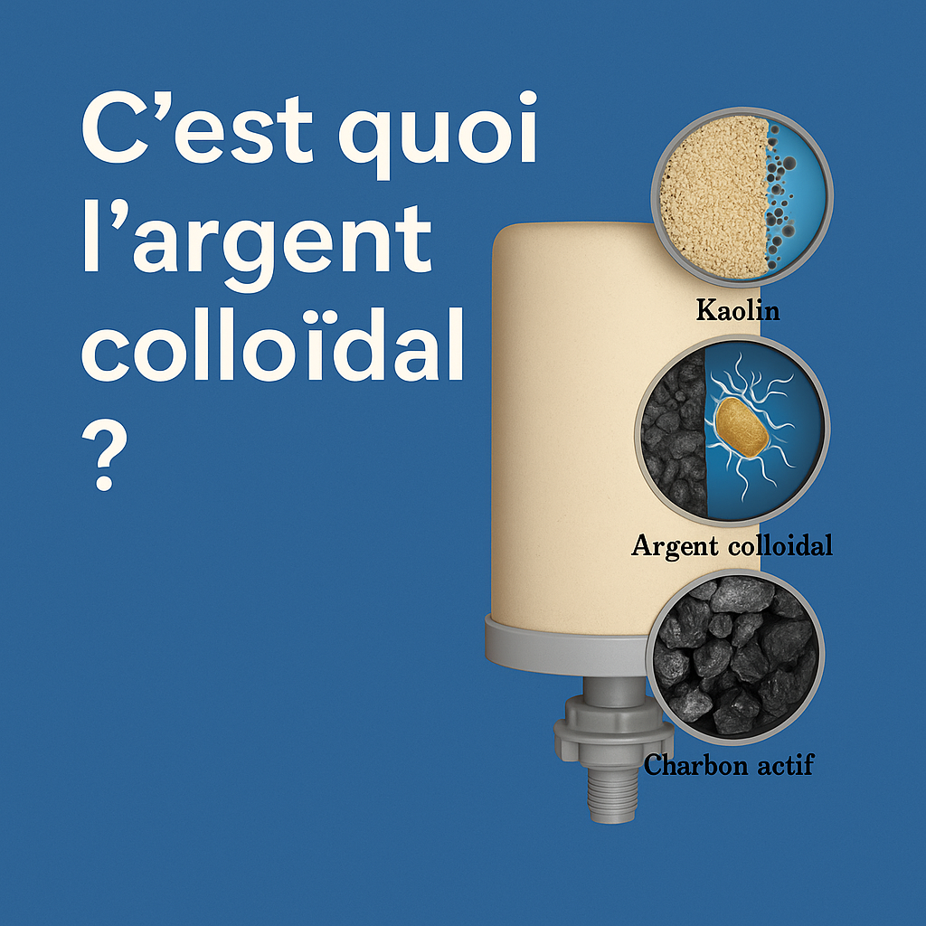 L'argent Colloïdal - Filtrer l'eau du robinet !