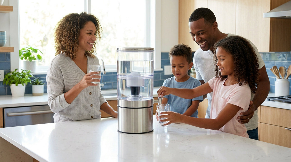 Quelle taille de fontaine filtrante pour une famille ? Image