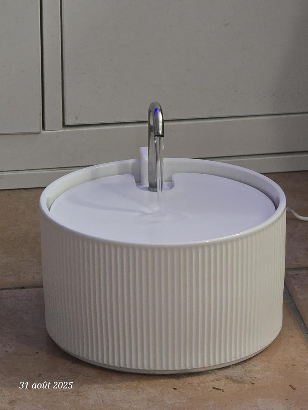 Fontaine à eau pour chat céramique - Silencieuse & Facile à nettoyer