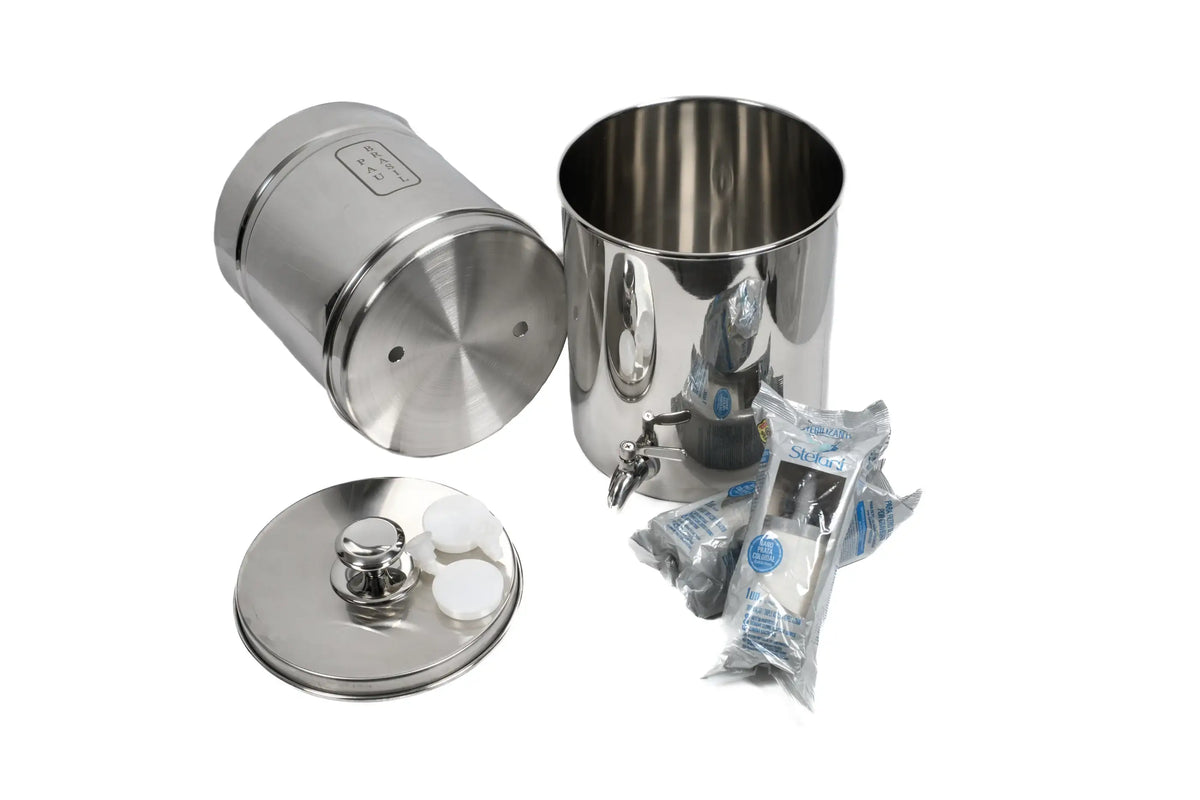 Fontaine filtrante en inox 6 Litres - STEFANI - Fontaine backes