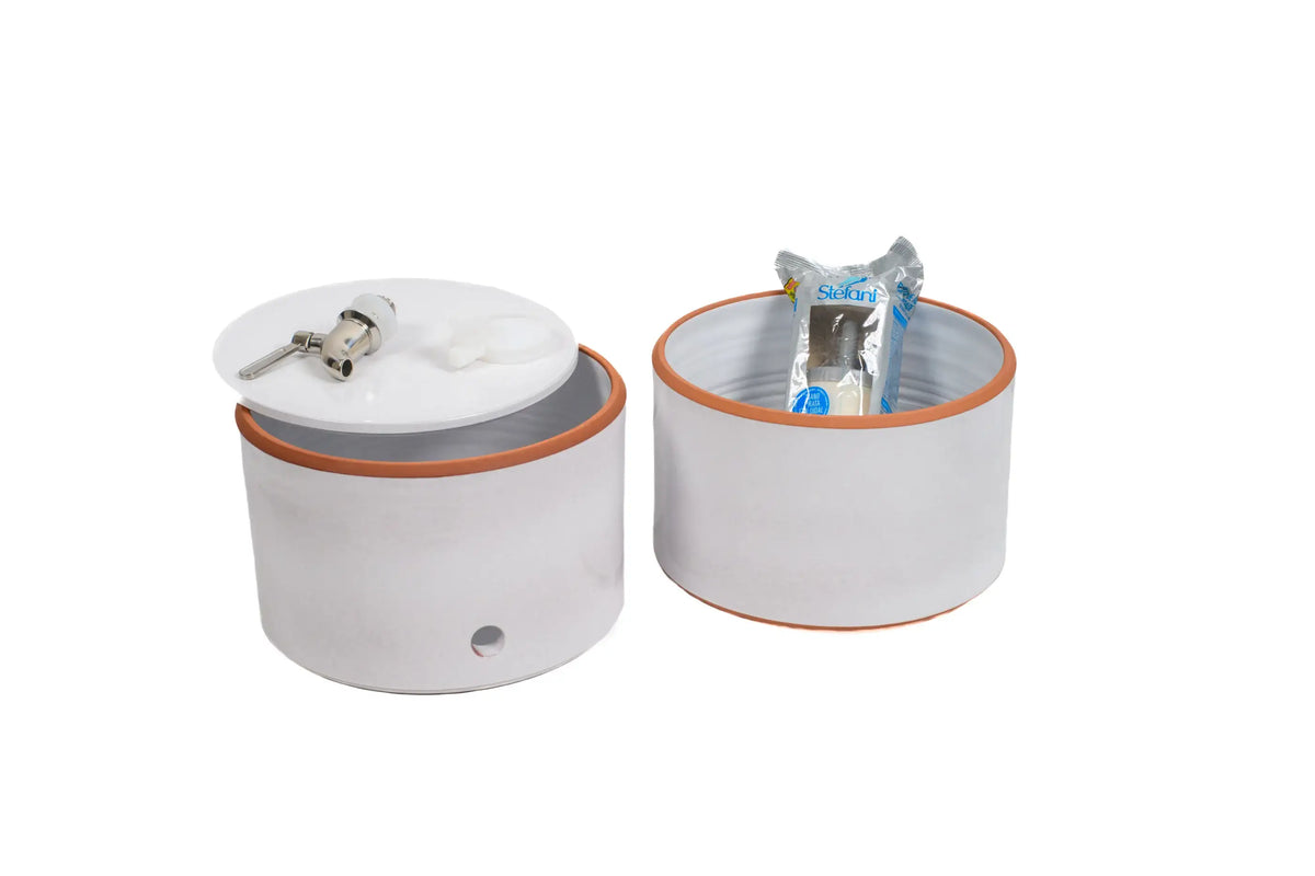 Fontaine à eau filtrante Française - Filtre à eau en terre cuite PauBrasil - Fontaine backes