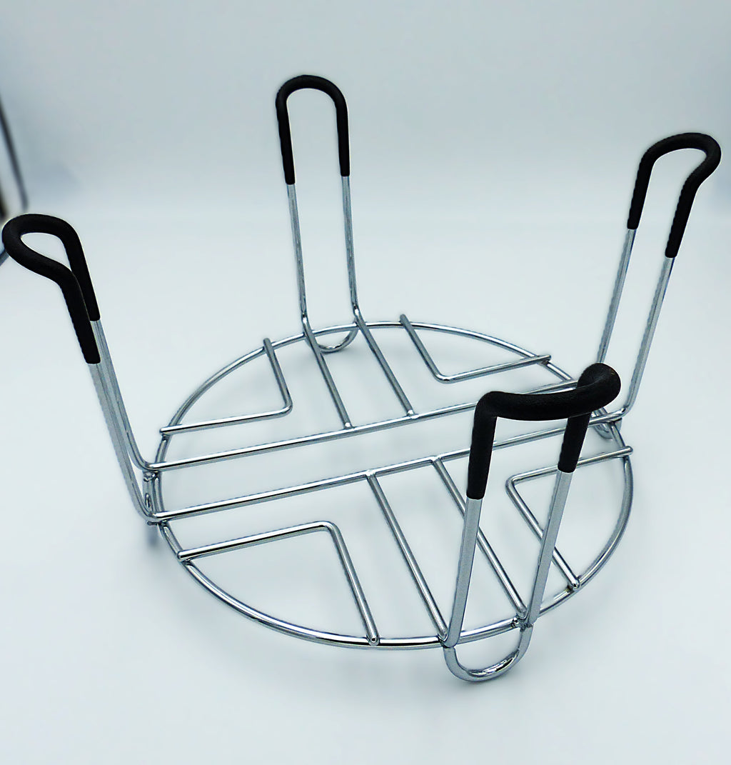 Socle antidérapant en inox pour fontaines filtrantes en acier inoxydable