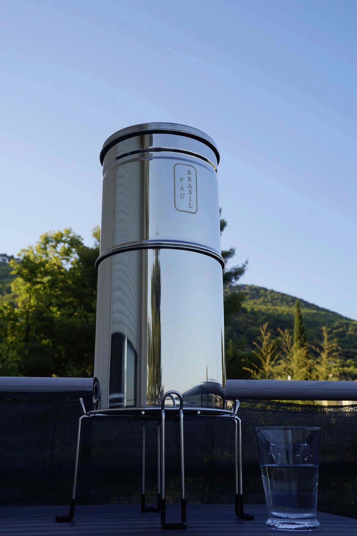 fontaine filtrante acier inoxydable 