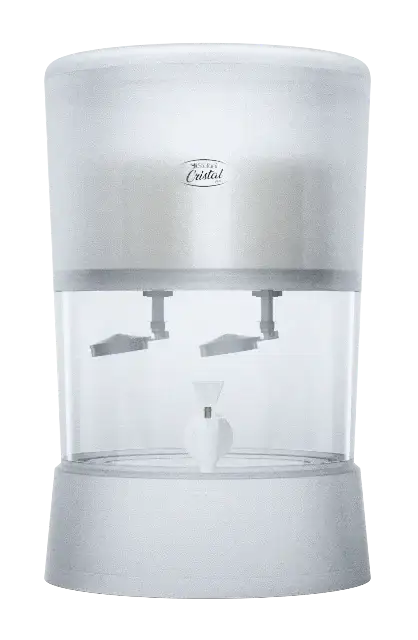 Fontaine 6 litres Cristal avec filtre à eau Stefani - Fontaine backes
