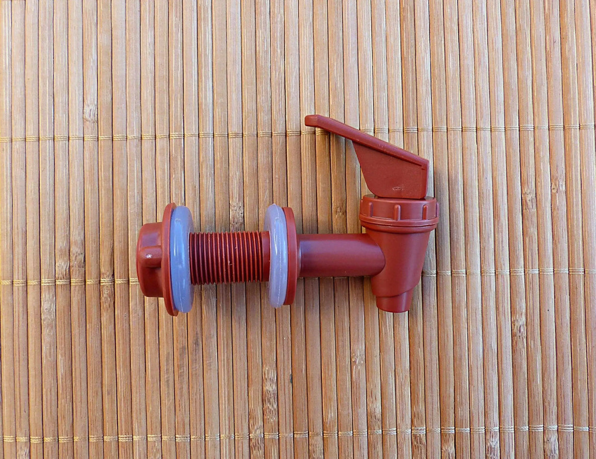 Lot de 2 robinets marron pour fontaine filtrante stéfani VENEZA et SAO JOAO - Fontaine backes