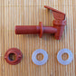 Lot de 2 robinets marron pour fontaine filtrante stéfani VENEZA et SAO JOAO - Fontaine backes