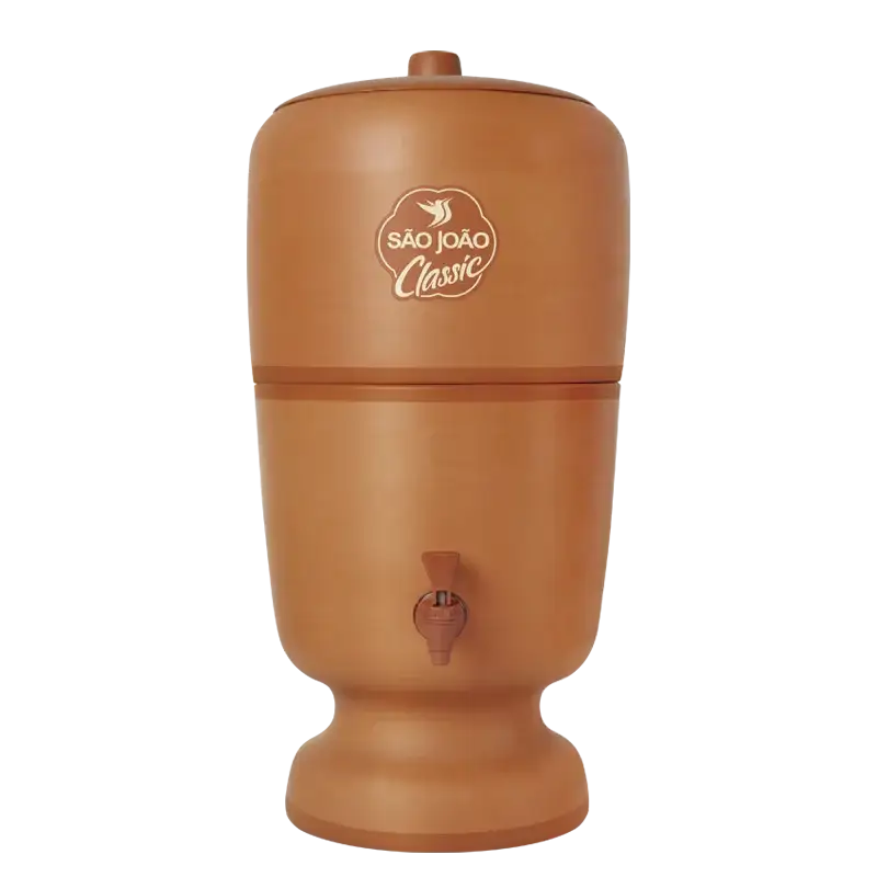 Fontaine à eau filtrante 5 litres en terre cuite – Filtre à eau Sao Joao Classic Imperméabilisé - Fontaine backes