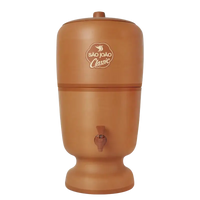 Fontaine à eau filtrante 6 litres en terre cuite – Filtre à eau Sao Joao Classic Imperméabilisé - Fontaine backes