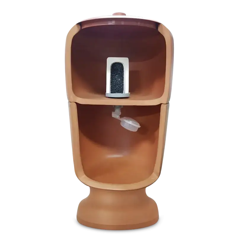 Fontaine à eau filtrante 6 litres en terre cuite – Filtre à eau Sao Joao Classic Imperméabilisé - Fontaine backes