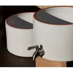 Fontaine à eau filtrante Française - Filtre à eau en terre cuite PauBrasil - Fontaine backes